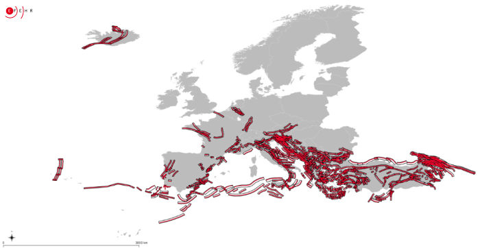 Active faults in Europe