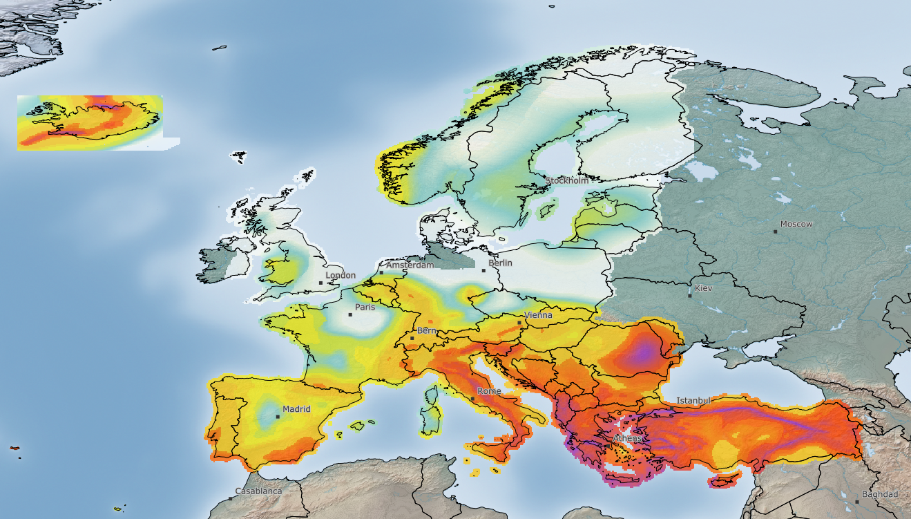 Interactive map viewer